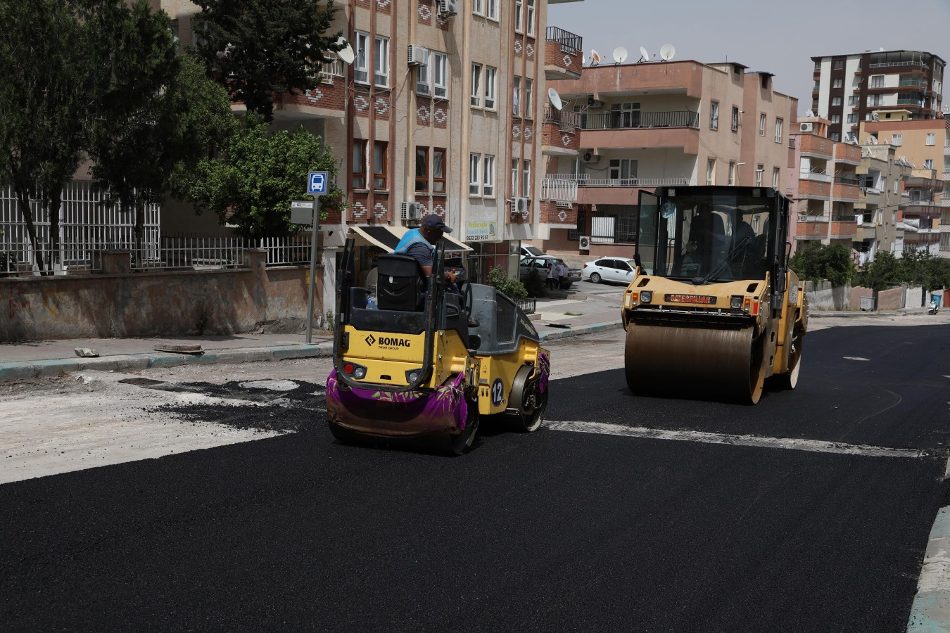 Haliliye belediyesi üstyapı çalışmalarını sürdürüyor