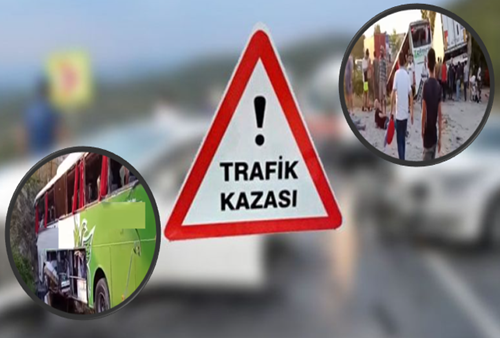 Feci kaza! Urfalıların içinde bulunduğu otobüs kaza yaptı