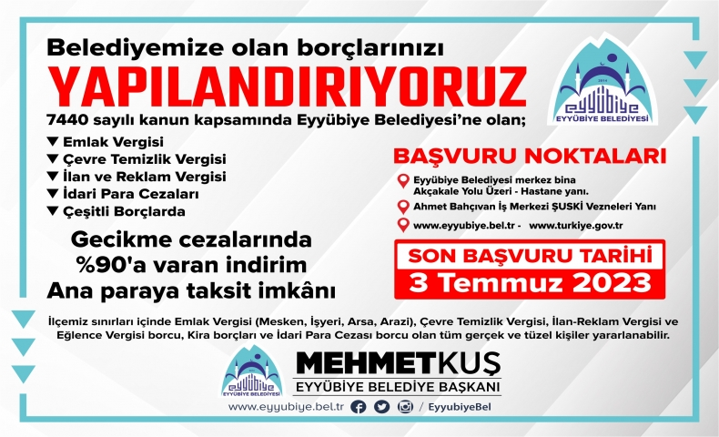 Eyyübiyeli vatandaşların dikkatine!