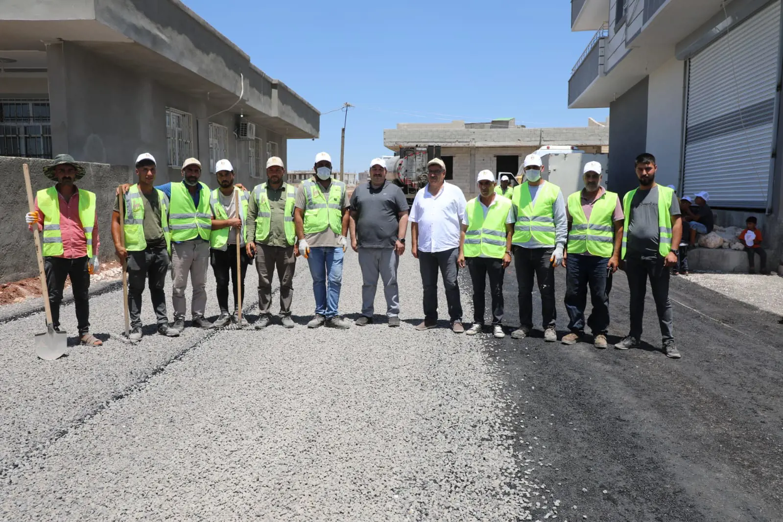 Başkan Ekinci asfalt çalışmalarını inceledi