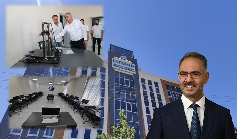 Süleymanşah Gençlik Merkezi açılışa için gün sayıyor