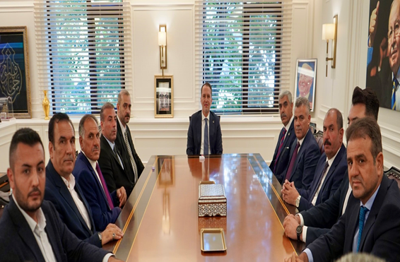 Eski İl Başkanlarından Fatih Erbakan’a anlamlı ziyaret