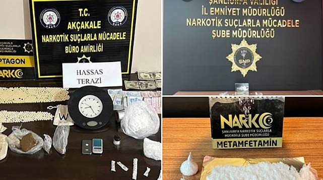 Şanlıurfa'da uyuşturucu operasyon! 8 gözaltı