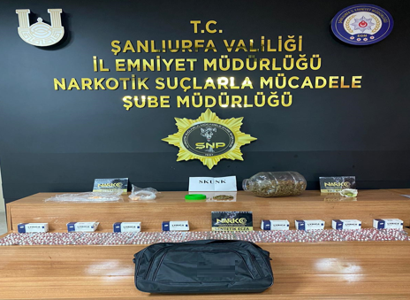 Haliliye'de uyuşturucu operasyonu 5 gözaltı