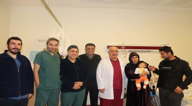 Şanlıurfa'da 4 aylık bebek için hayati operasyon