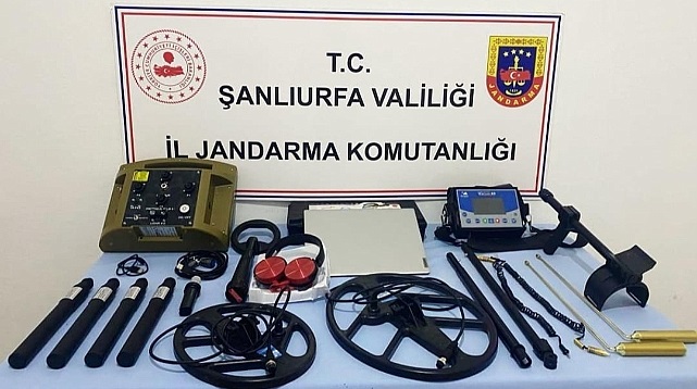 Şanlıurfa'da define arayanlara suç üstü yapıldı! 6 kişi gözaltına alındı