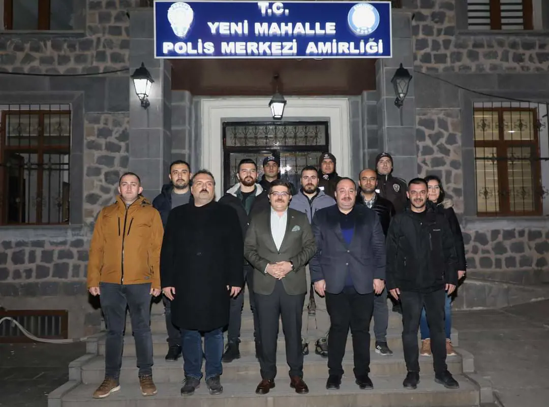 Kaymakam Koç ve Başkan Ekinci, saha personellerinin yeni yılını kutladı