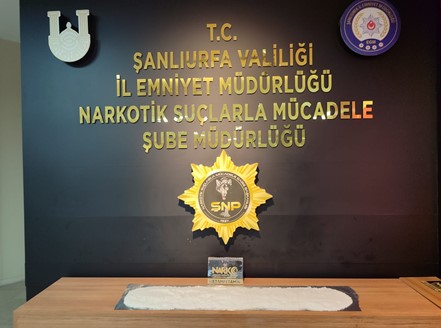 Şanlıurfa'da 3 kilo metamfetamin ele geçirildi!