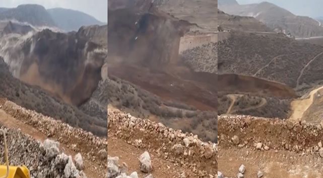 Altın madeninde toprak kayması! 9 işçi göçük altında kaldı