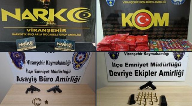 Aranan firari şahıslar Viranşehir'de yakalandı