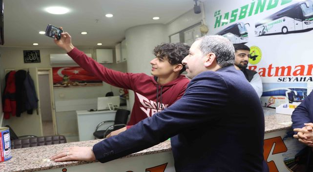 Başkan Baydilli otogar esnafı ile buluştu!
