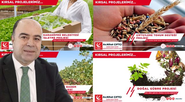Nihat Çiftçi Karaköprü kırsalında ne yapacak?