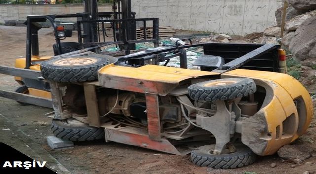 Urfa feci iş kazası! Forklif operatörü hayatını kaybetti