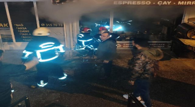 Urfa’da bir iş yerinde yangın çıktı! Maddi hasar meydana geldi