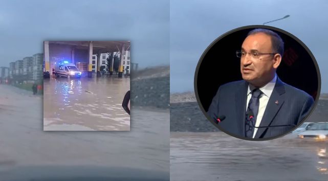 Vekil Bozdağ'tan sel açıklaması! Ekipler seferber olmuş durumda