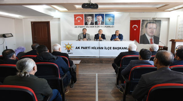 Vekil Dusak Hilvan ilçesini ziyaret etti