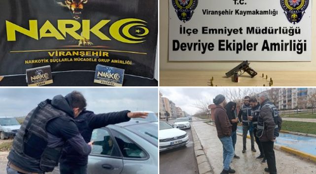Viranşehir'de denetim! 3 kişi yakalandı