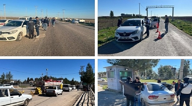 Harran ilçesinde uygulama! 326 kişi sorgulandı
