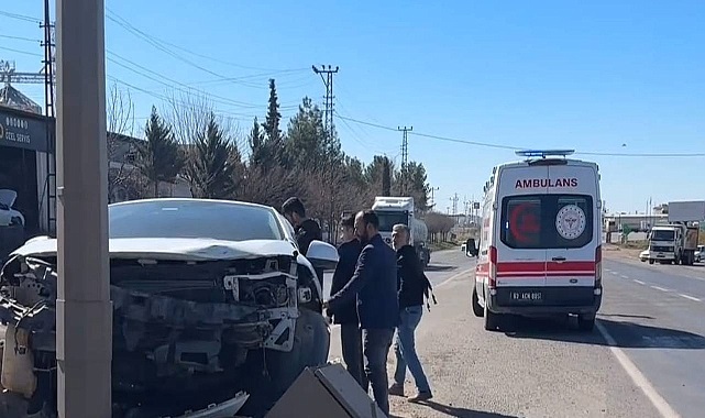 Siverek trafik kazası! Yaralılar hastane kaldırıldı
