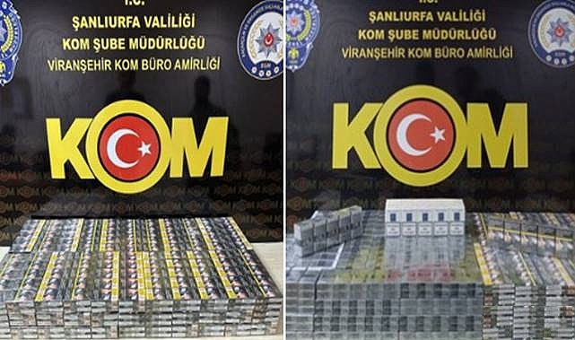 Urfa'da kaçak sigara operasyonu! 2 gözaltı