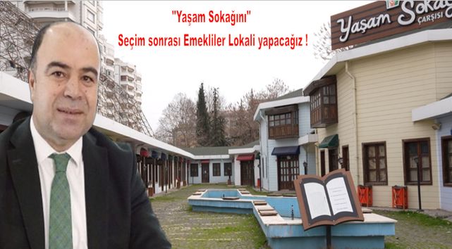 Başkan Çiftçi, atıl olan “Yaşam Sokağını” Emekliler lokali yapacağız
