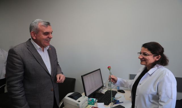 Başkan Beyazgül'den 14 mart tıp bayramı ziyareti