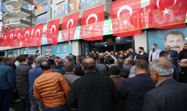 Başkan Baydilli'nin seçim ofisi coşkuyla açıldı!