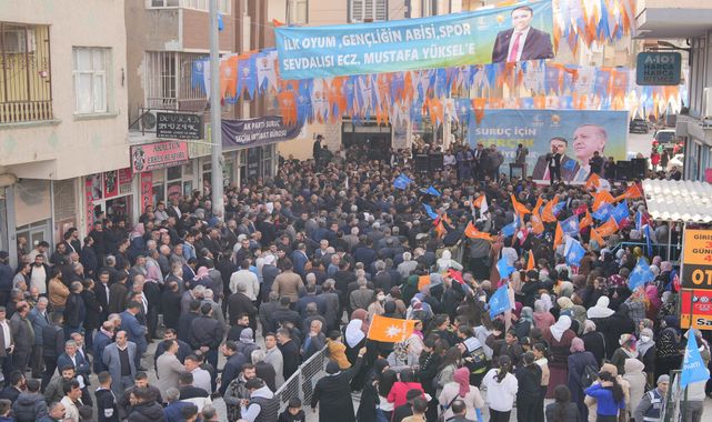 AK Parti'den Suruç'ta miting gibi açılış!
