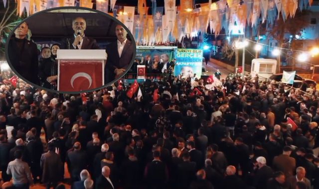 Başkan Adayı Aslan Ali Bayık'tan coşkulu miting