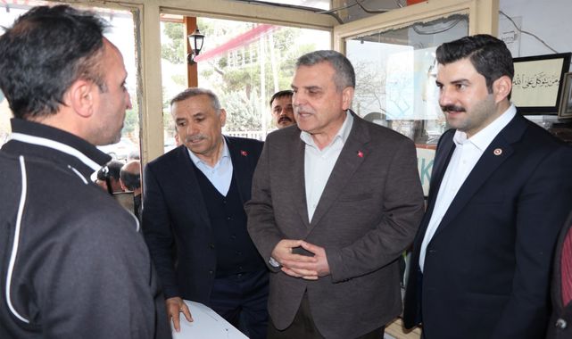 Başkan Beyazgül ve Vekil Eyyüpoğlu esnaf ziyaretlerine devam ediyor