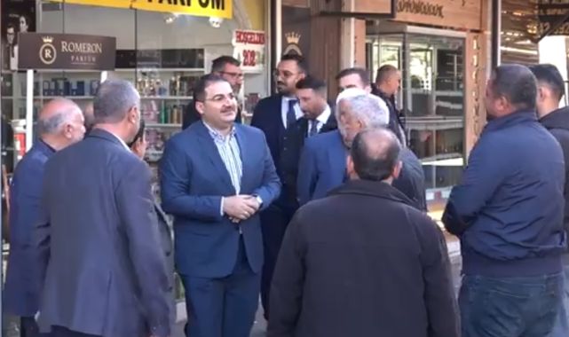 Başkan Canpolat, çarşı esnafının sorunları yerinde değerlendirdi