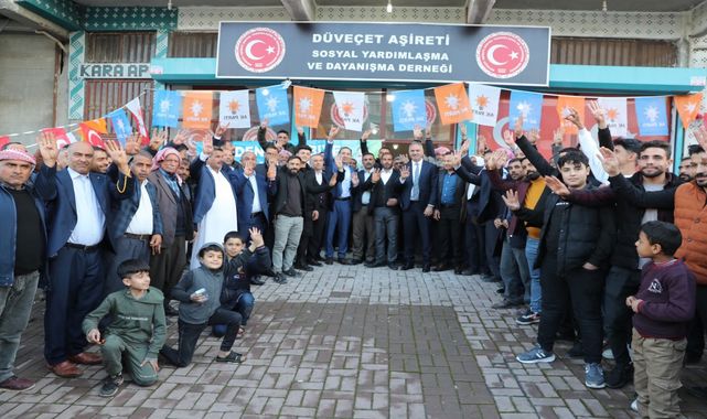 Başkan Kuş'a aşiretlerin desteği artarak devam ediyor