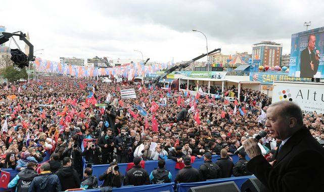 Cumhurbaşkanı Erdoğan sevgisi yağmur, soğuk dinlemedi