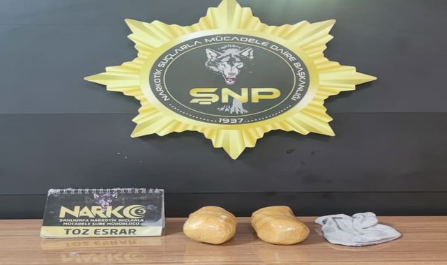 Urfa'da zehir operasyonu! 1 gözaltı