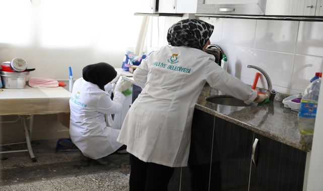 Haliliye Belediyesi Ramazan ayında da ev hizmetlerini sürdürüyor