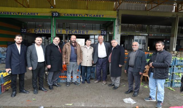 Haliliyeli esnaflardan Başkan Canpolat'a tam destek