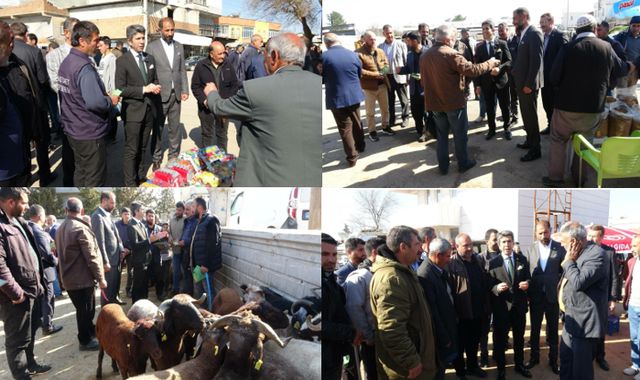 Özaslan, Bozovalı vatandaşlarla ve esnaflarla bir araya geldi