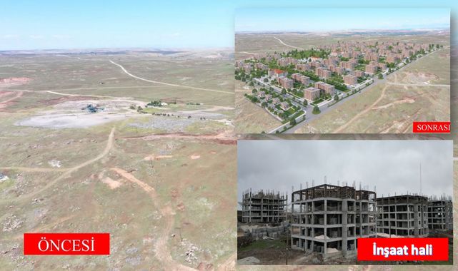 Şanlıurfa'nın kuzeyinde konutlar yükseliyor!
