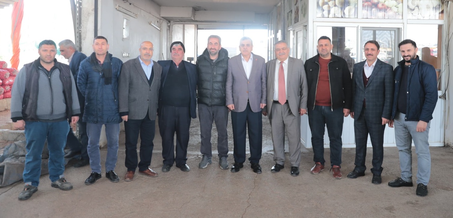 Şutim esnafında Başkan Beyazgül'e tam destek