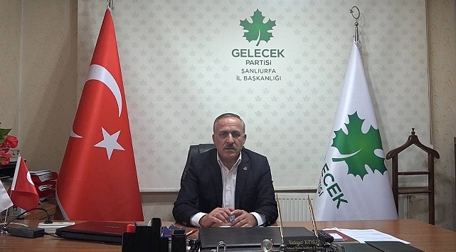 Şanlıurfa'da Gelecek Partisinden AK Partiye tam destek