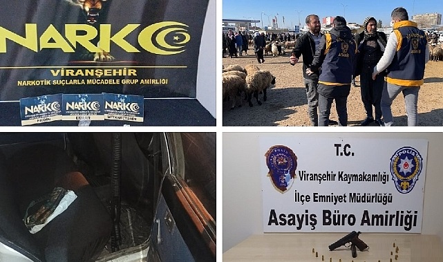 Firari şahıslar Viranşehir'de yakayı ele verdi!