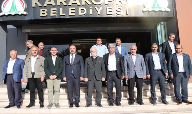 Selçuk Geyveli'den Nihat Çiftçi'ye tebrik ziyareti