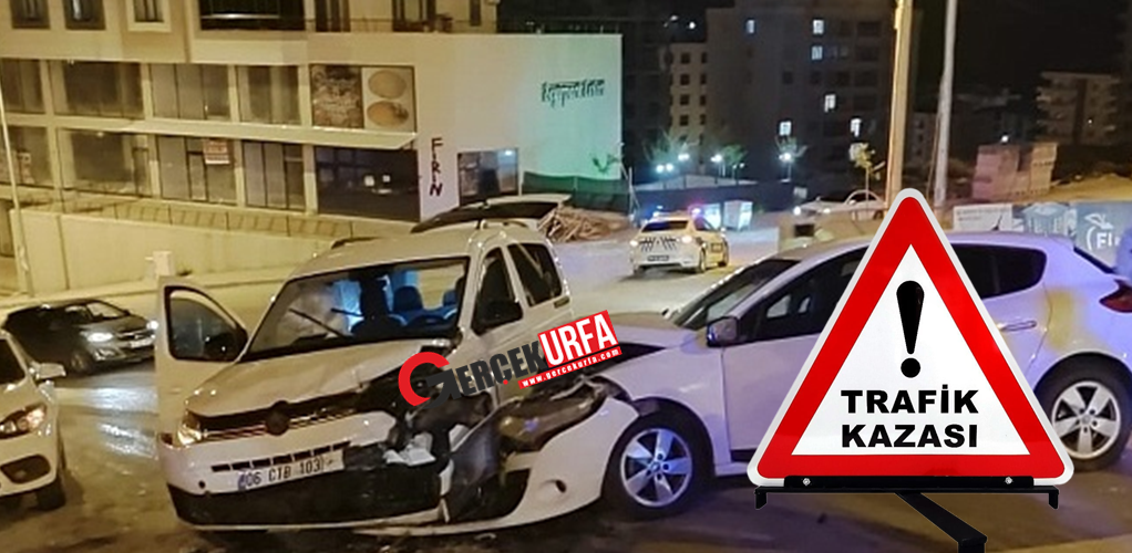 Urfa’da iki araç kafa kafa’ya çarpıştı! Maddi hasar meydana geldi