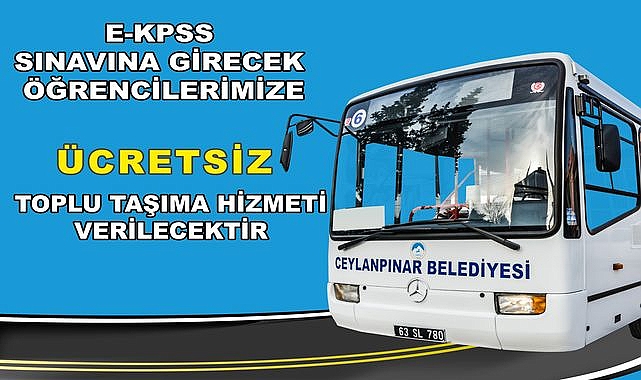 Ceylanpınar Belediyesi'nden örnek davranış: Ücretsiz taşıma yapılacak!