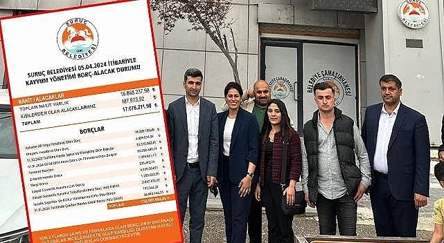 Seçim sonra ilk hamle! Belediyenin güncel borcunu binanın dışına astılar