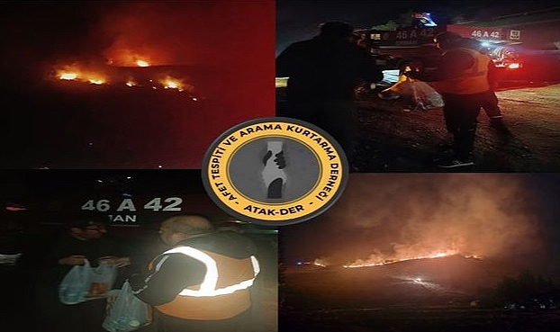 Hatay'da Yangın: ATAKDER Ekibi Yangın Bölgesinde!