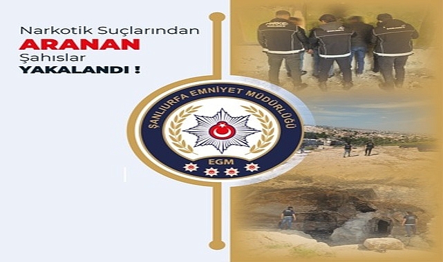 Şanlıurfa’da Aranan 3 Kişi Narkotik Operasyonu ile Yakalandı