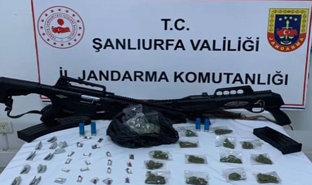 Suruç’ta Büyük Operasyon: Silah, Uyuşturucu ve Çalıntı Motosiklet Ele Geçirildi!