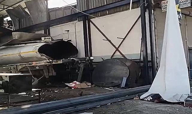 Sanayi Sitesinde Felaket! Akaryakıt Tankeri Patladı