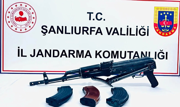 Şanlıurfa Jandarmasından Ruhsatsız Silah Baskını